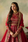 Elena by Saad Shaikh Embroidered Organza Unstitched 3Pc Suit E-03 Cerise