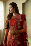 Elena by Saad Shaikh Embroidered Net Unstitched 3Pc Suit E-08 Raniya