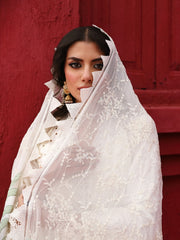 NUREH Mehmaan Nawazi Unstitched Embroidered Eid Lawn 3Pc Suit NDS-94