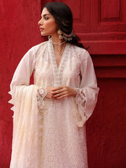 NUREH Mehmaan Nawazi Unstitched Embroidered Eid Lawn 3Pc Suit NDS-94
