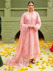 NUREH Mehmaan Nawazi Unstitched Embroidered Eid Lawn 3Pc Suit NDS-95