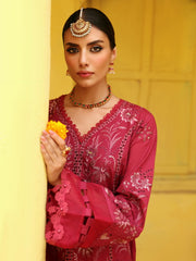 NUREH Mehmaan Nawazi Unstitched Embroidered Eid Lawn 3Pc Suit NDS-92
