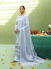 NUREH Mehmaan Nawazi Unstitched Embroidered Eid Lawn 3Pc Suit NDS-97