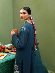 NUREH Mehmaan Nawazi Unstitched Embroidered Eid Lawn 3Pc Suit NDS-98