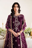 Alizeh Fashion Reena Handcrafted Chiffon Unstitched 3Pc Suit AF-HM-4019-Laurel