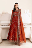 Alizeh Fashion Reena Handcrafted Chiffon Unstitched 3Pc Suit AF-HM-4014-Rustic