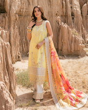 Maria Osama Khan Pariwash Unstitched Lawn 3Pc Suit Haya (US-005)