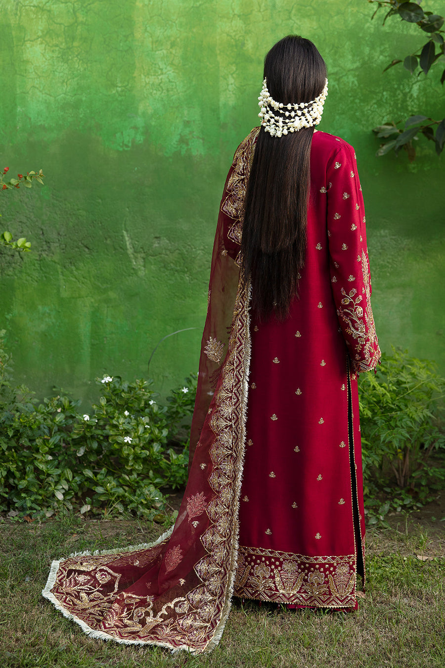 Singhar by Saad Shaikh Festive Unstitched Raw Silk 3Pc Suit - IKSHA