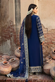 Singhar by Saad Shaikh Festive Unstitched Raw Silk 3Pc Suit - KAMARI