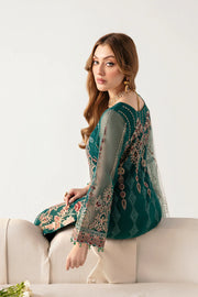 Ramsha Minhal Vol-11 Embroidered Organza Unstitched 3Pc Suit M-1101