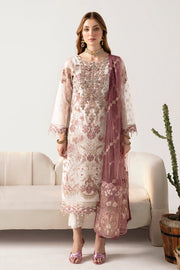 Ramsha Minhal Vol-11 Embroidered Organza Unstitched 3Pc Suit M-1102
