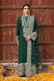 Singhar by Saad Shaikh Festive Unstitched Raw Silk 3Pc Suit - INAYA