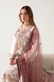 Ramsha Minhal Vol-11 Embroidered Organza Unstitched 3Pc Suit M-1102