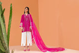 Maria Osama Khan Ethereal Basic Pret 3Pc Suit - FUCHSIA