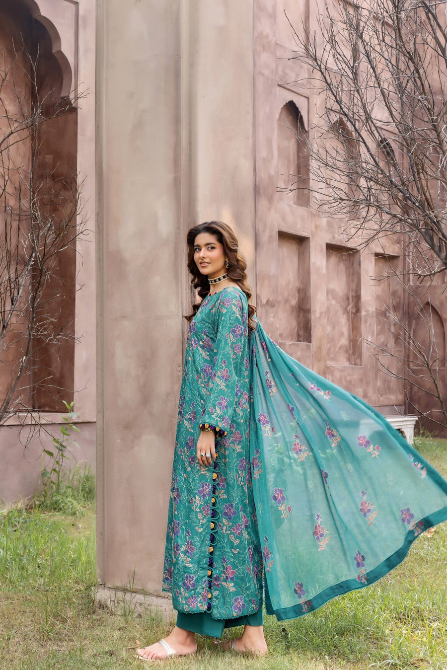 Suroor by Safwa Embroidered Karandi Unstitched 3Pc Suit SUR-16