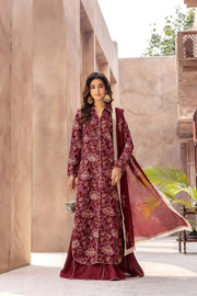 Suroor by Safwa Embroidered Karandi Unstitched 3Pc Suit SUR-12
