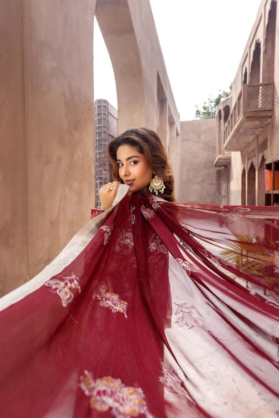 Suroor by Safwa Embroidered Karandi Unstitched 3Pc Suit SUR-12