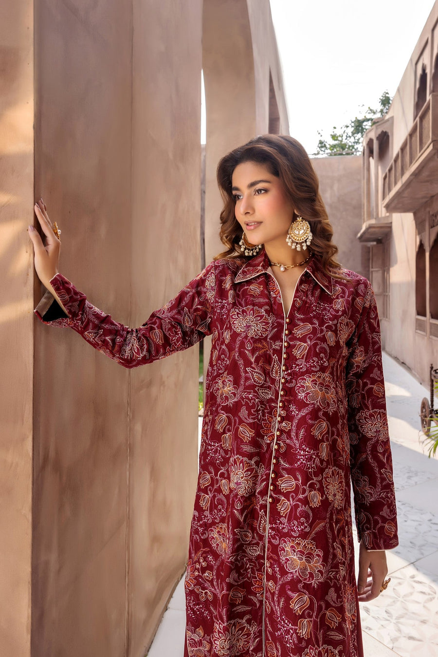 Suroor by Safwa Embroidered Karandi Unstitched 3Pc Suit SUR-12