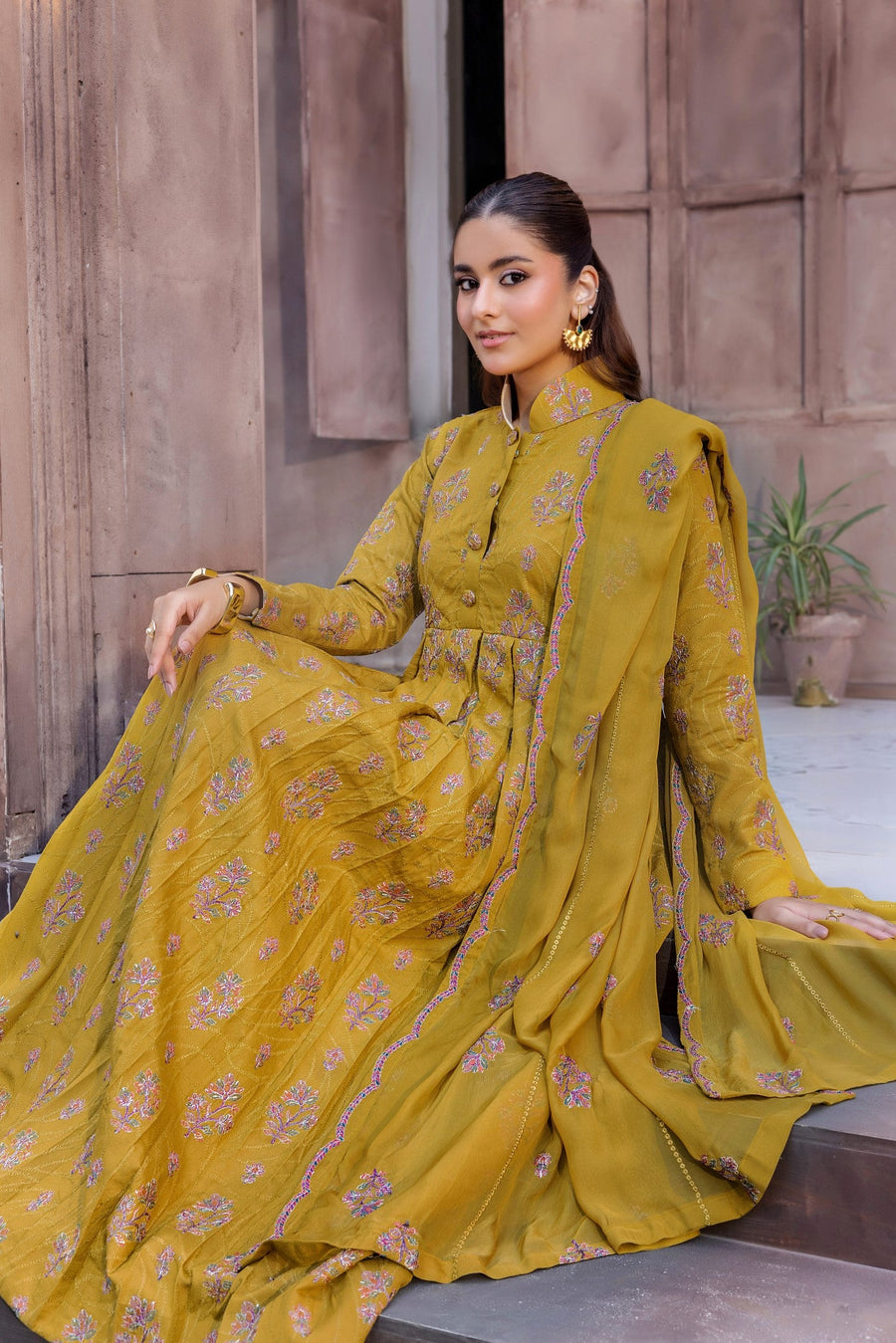 Suroor by Safwa Embroidered Karandi Unstitched 3Pc Suit SUR-11