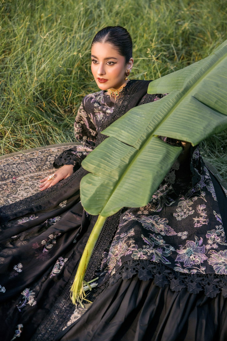 Suroor by Safwa Embroidered Karandi Unstitched 3Pc Suit SUR-17