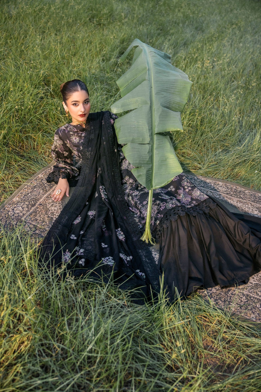 Suroor by Safwa Embroidered Karandi Unstitched 3Pc Suit SUR-17