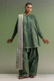 Coco Zara Shahjahan Embroidered Khaddar Unstitched 3Pc D-1B SARD