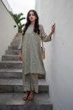 La Rosaa Basics Embroidered Khaddar  Stitched 2Pc Suit - Luna