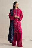 Coco Zara Shahjahan Embroidered Khaddar Unstitched 3Pc D-8B NAIRANG