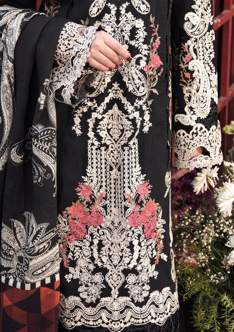 Elaf Premium Embroidered Khaddar Unstitched 3Ps Suit EPW-2B Forever Your’s