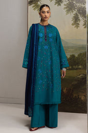 Coco Zara Shahjahan Embroidered Karandi Unstitched 3Pc D-7A TABASSUM