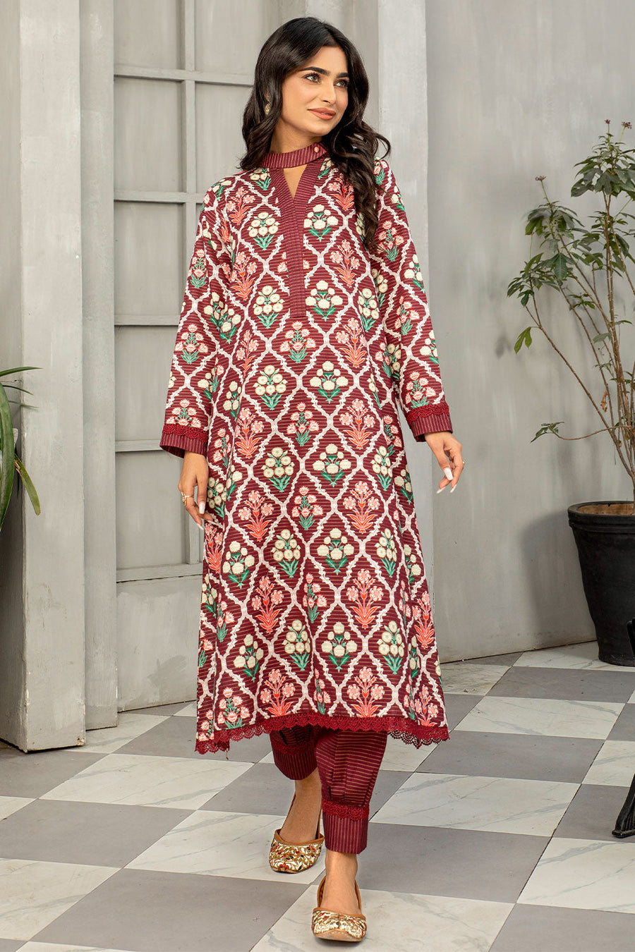 Safwa Tulip Vol-04 Printed Masuri Unstitched 2Piece Suit TZK-57