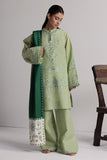 Coco Zara Shahjahan Embroidered Khaddar Unstitched 3Pc D-4B NEELAM