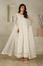 Zarif Muse Thread Embroidered Organza Unstitched 3Pc Suit ZE-MT-03 Sahil