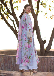 OCEAN BLOSSOMS wearing this beautiful dress from ELAF's "PRINT CHIKANKARI" 2024 Collection.