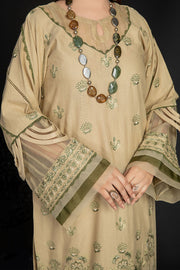 Calista by Safwa Embroidered Khaddar Unstitched 3Pc Suit CSC-04