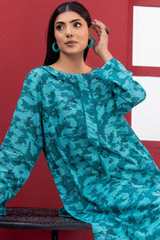 Safwa Printed Lawn Pret 2Pc Suit (Shirt/Trouser) P000420