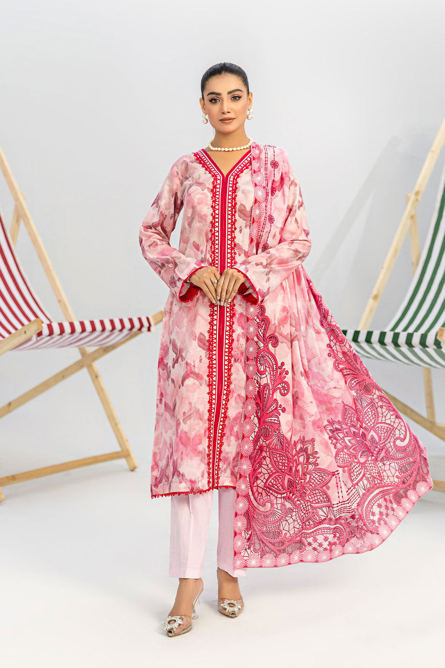 Safwa Praha Vol-05 Digital Printed Lawn Unstitched 3Pc Suit SPH-46
