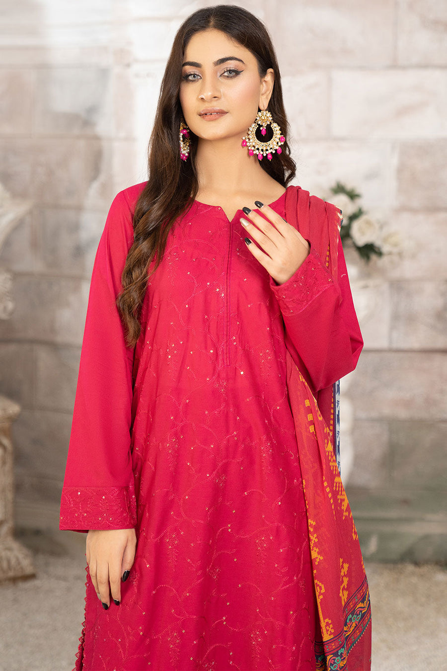 CCS-06 - SAFWA CRYSTAL CAMBRIC 3-PIECE EMBROIDERED COLLECTION VOL 01