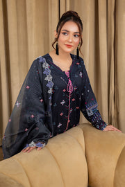 Safwa Bliss Embroidered Lawn Unstitched 3Pc Suit SBL-04