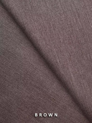 Honor by edenrobe Men's Unstitched Blended Fabric Suit - Brown