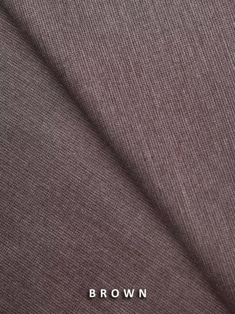 Honor by edenrobe Men's Unstitched Blended Fabric Suit - Brown