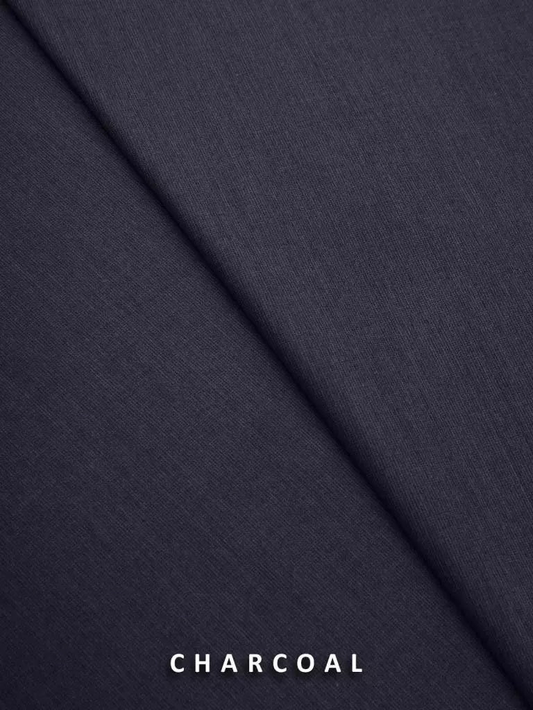 Honor by edenrobe Men's Unstitched Blended Fabric Suit - Charcoal