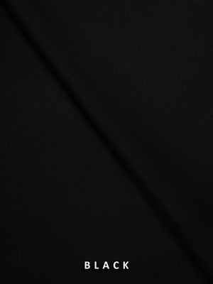 Jewel by edenrobe Men's Unstitched Blended Fabric Suit - Black