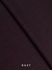 Luxury by edenrobe Men's Unstitched Blended Fabric Suit - Rust