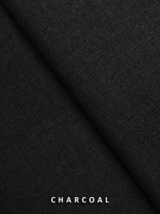 Prime by edenrobe Men's Unstitched Blended Fabric Suit - Charcoal