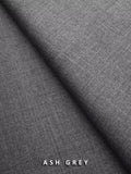 Eminent by edenrobe Men's Unstitched Blended Fabric Suit - Ash Grey