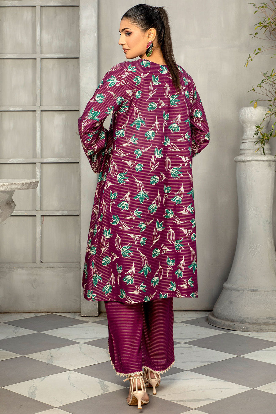 Safwa Tulip Vol-04 Printed Masuri Unstitched 2Piece Suit TZK-62