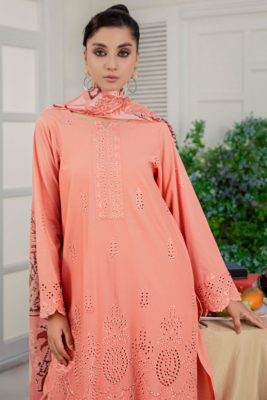 ECS-08 - SAFWA EDEN SCHIFFLI EMBROIDERED 3-PIECE COLLECTION VOL 01