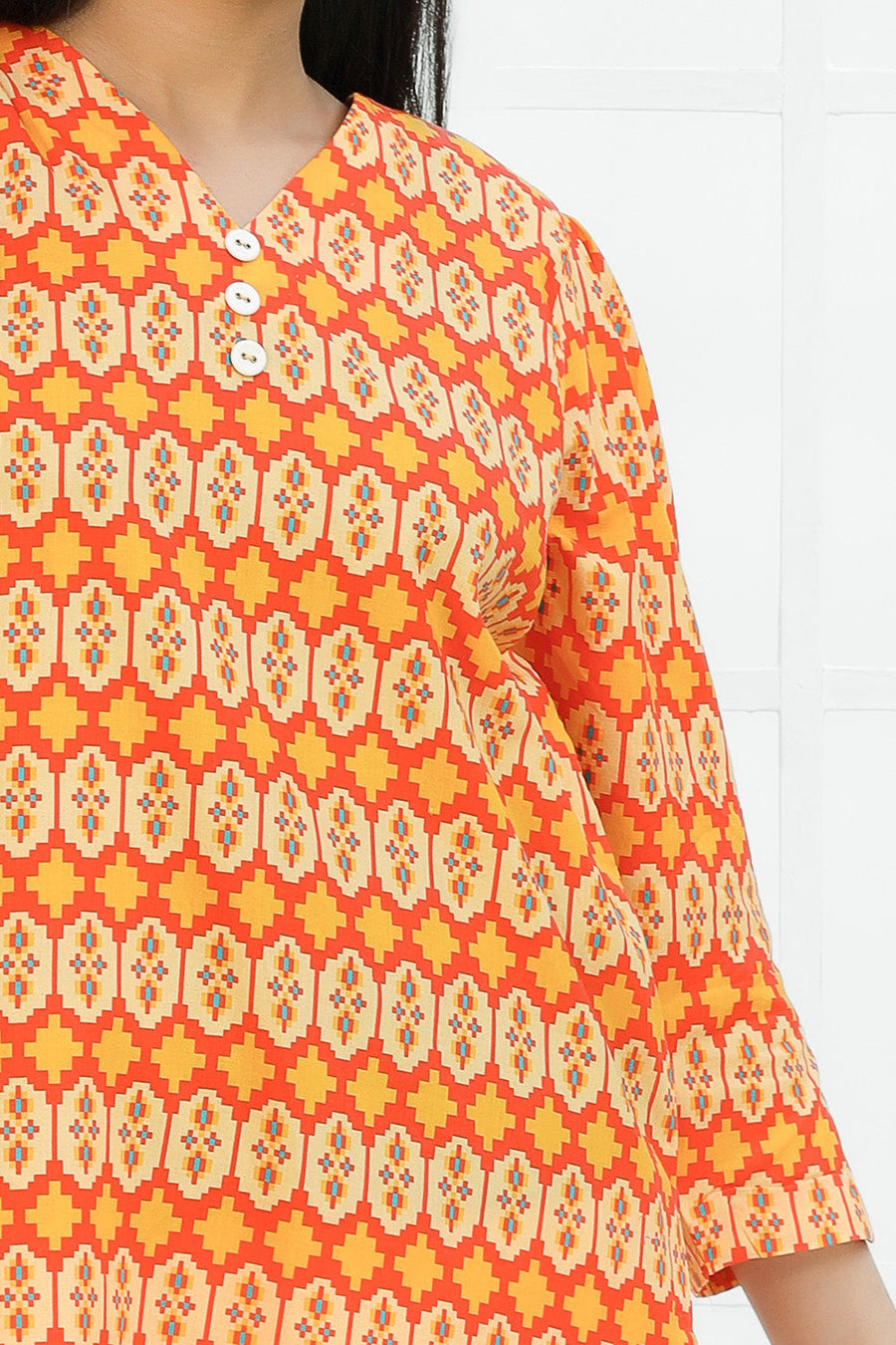 Safwa Printed Lawn Pret 2Pc Suit (Shirt/Trouser) 2301-03