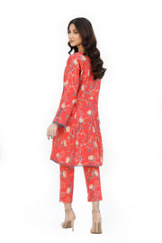 Safwa Printed Lawn Pret 2Pc Suit (Shirt/Trouser) 2301-04